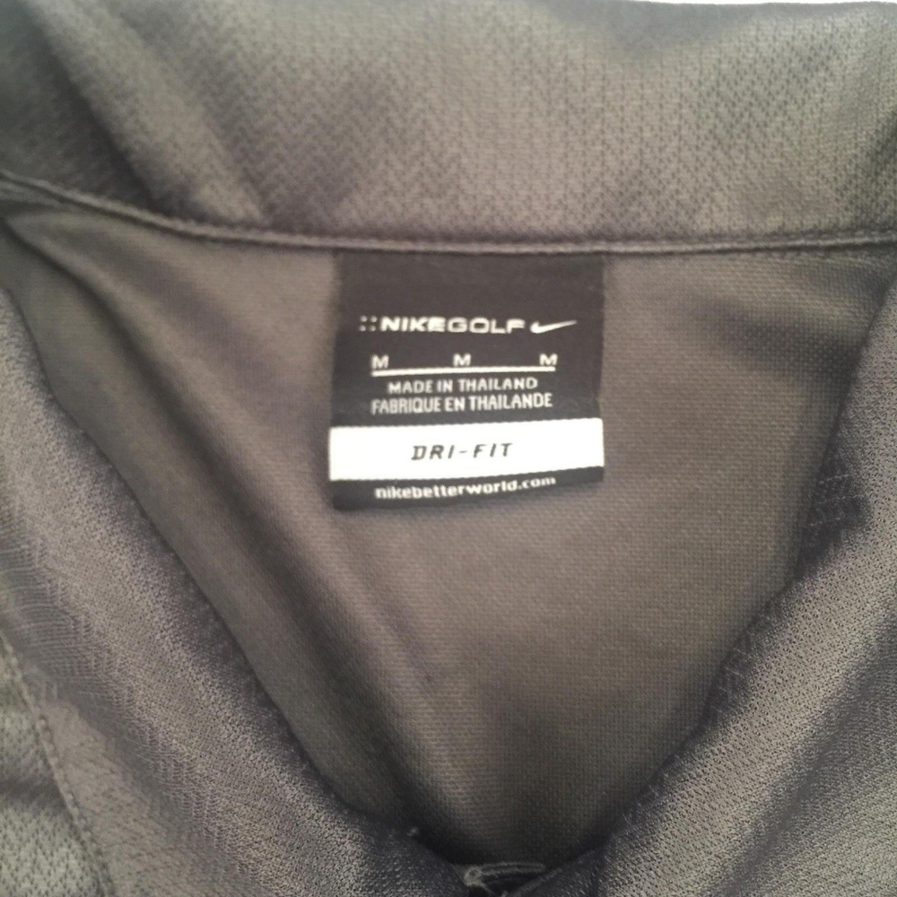 Nike Golf Mens Dri Fit Polo Shirt U of H Size M - Picture 3 of 7